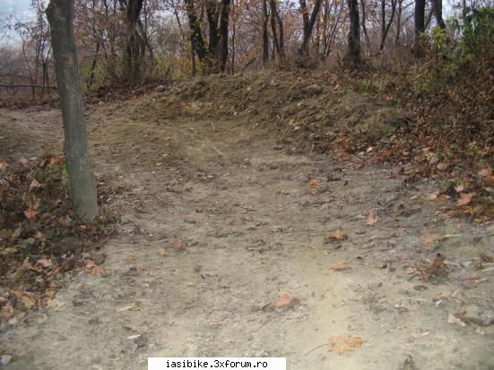 traseu cetatuia( dirt dh) poat intelege dar ridicat pamant partea dreapta vace viraj rapid stg